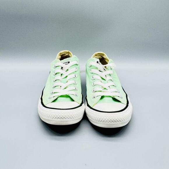 Converse Shoes Womens 7 Mint Green Canvas Low Top Chuck Taylor All Star Sneaker - Picture 3 of 12